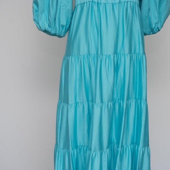 Alice + Olivia. Shayla Tiered Gathered Cotton-blend Maxi‎ Dress. - Picture 13 of 16